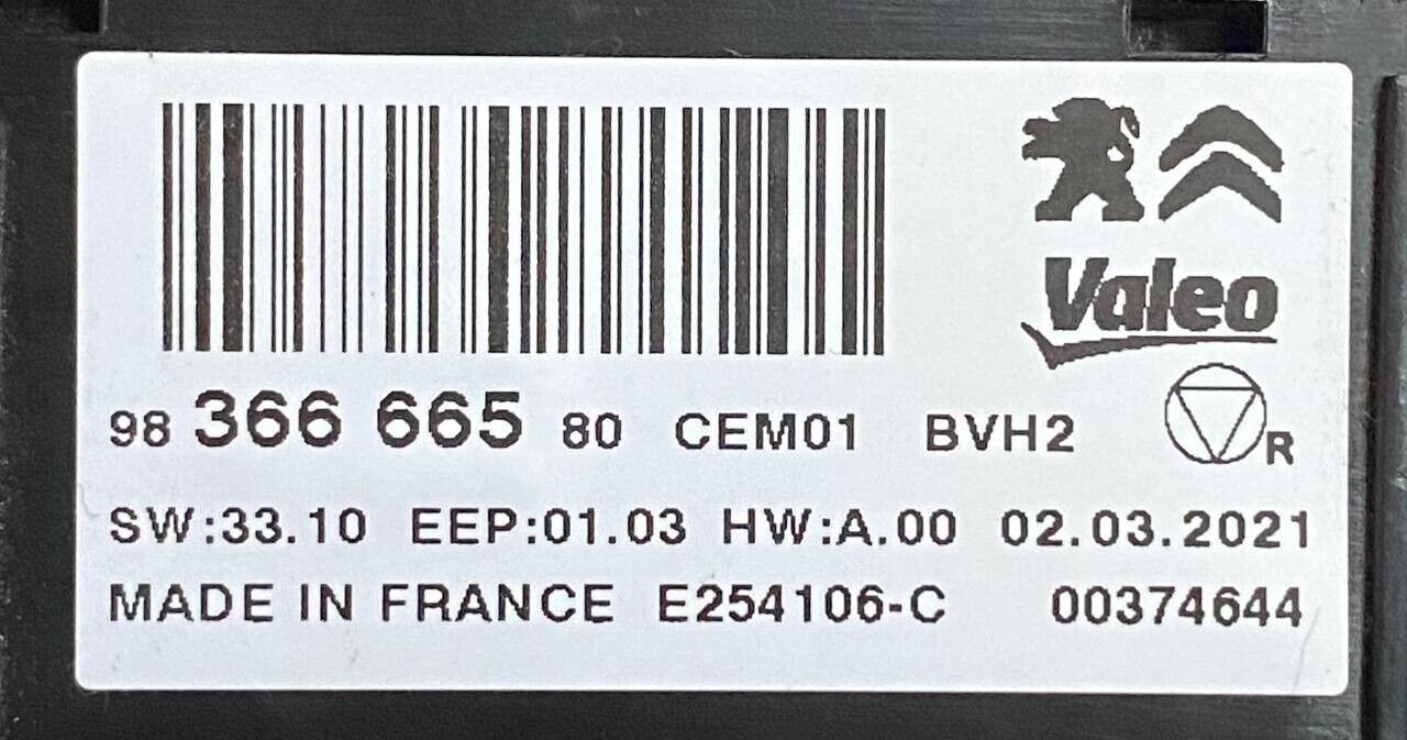 CENTRALINA / MODULO CLIMATIZZATORE (A/C) CITROEN C3 (III) 2020 - 9836666580 - immagine 4