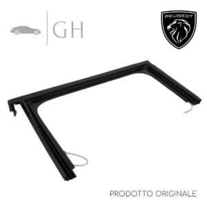 ORIGINALE - GUARNIZIONE GUIDA SCORRIMENTO CRISTALLO VETRO (PORTIERA / SPORTELLO) POSTERIORE SX PEUGEOT 2008 2015 - 9811337880