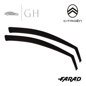 FARAD - SET 2 DEFLETTORI ARIA ANTIVENTO / ANTIPIOGGIA FUME' CITROEN C3 2025 - 1-12.875