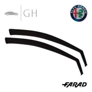 FARAD - SET 2 DEFLETTORI ARIA ANTIVENTO / ANTIPIOGGIA FUME' ALFA ROMEO 159 2008