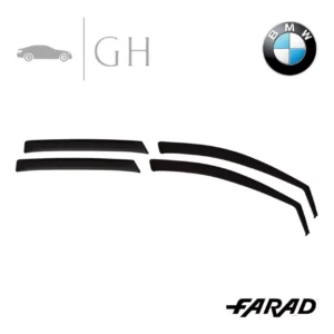 FARAD - SET 4 DEFLETTORI ARIA ANTIVENTO / ANTIPIOGGIA FUME' BMW SERIE 1 F40 2022 - 1-16.109
