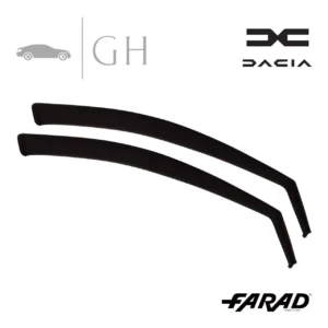 FARAD - SET 2 DEFLETTORI ARIA ANTIVENTO / ANTIPIOGGIA FUME' DACIA LOGAN MCV 2017 - 1-12.612
