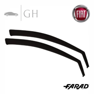 FARAD - SET 2 DEFLETTORI ARIA ANTIVENTO / ANTIPIOGGIA FIAT GRANDE PUNTO 3P 2009 - 1-12.465