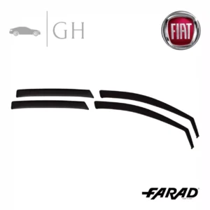 FARAD - SET 4 DEFLETTORI ARIA ANTIVENTO / ANTIPIOGGIA FUME' FIAT IDEA 2008 - 1-16.027