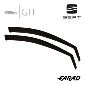 FARAD - SET 2 DEFLETTORI ARIA ANTIVENTO / ANTIPIOGGIA FUME' SEAT ARONA 2018 - 1-12.720