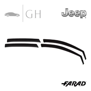 FARAD - SET 4 DEFLETTORI ARIA ANTIVENTO / ANTIPIOGGIA FUME' JEEP AVENGER 2022 - 1-17.084