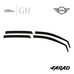 FARAD - SET 4 DEFLETTORI ARIA ANTIVENTO / ANTIPIOGGIA FUME' MINI COUNTRYMAN 2024 - 1-16.132