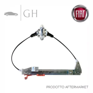 CREMAGLIERA ALZACRISTALLO / ALZAVETRO POST SX MANUALE FIAT GRANDE PUNTO 199 2008 - 51723324
