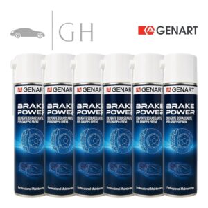 GENART - 6 X BRAKE POWER SPRAY  PULITORE / SOLVENTE SGRASSANTE PER GRUPPO FRENI AUTO