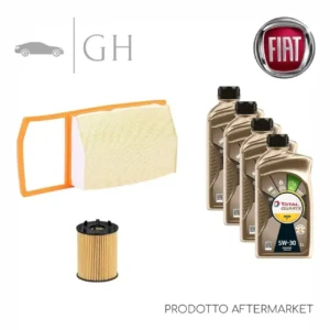 ECONOMY - KIT TAGLIANDO 2 FILTRI + 4 LT OLIO 5W30 FIAT 500L 351 1.3 MJT 95 CV