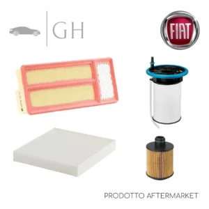 ECONOMY - KIT TAGLIANDO MANUTENZIONE 4 FILTRI FIAT PANDA 312 1.3 MJT 75 CV