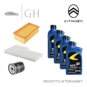 ECONOMY - KIT TAGLIANDO 3 FILTRI + 4 LT OLIO 5W30 CITROEN C4 CACTUS 1.2 BENZINA