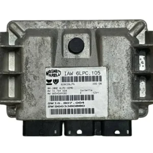 MODULO CENTRALINA MOTORE (ECU) PEUGEOT 207 1.4 BENZINA 2012 - 9654596080