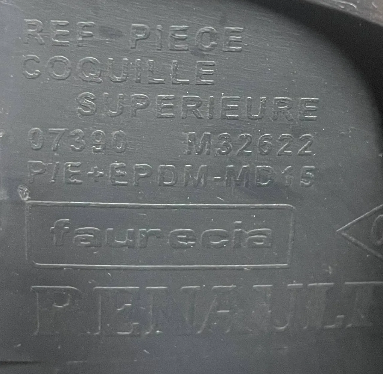 COPERTURA / RIVESTIMENTO PIANTONE STERZO SUP RENAULT SCENIC (II) 2007 - 07390M32622 - immagine 6