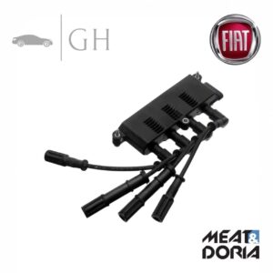 MEAT E DORIA - BOBINA ACCENSIONE + CAVI FIAT 500 / PANDA (312) 1.2 B. 2014 - 10395E / 55200112