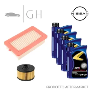 ECONOMY - KIT TAGLIANDO 2 FILTRI + 4 LT OLIO 5W30 NISSAN JUKE F16 (II) 1.0 B.
