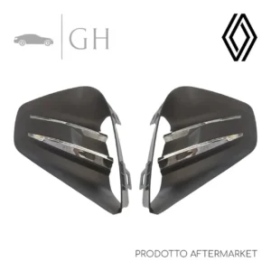 SET 2 GRIGLIE / CORNICE FENDINEBBIA C/CROM. SX / DX PARAURTI ANT. RENAULT CLIO V