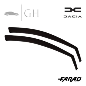 FARAD - SET 2 DEFLETTORI ARIA ANTIVENTO / ANTIPIOGGIA FUME' DACIA BIGSTER