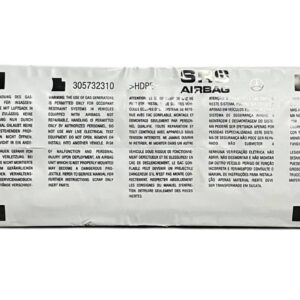 AIRBAG CRUSCOTTO LATO PASSEGGERO MERCEDES CLASSE A W169 2009 - 305732310