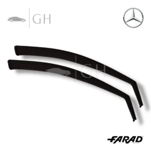 FARAD - SET 2 DEFLETTORI ARIA ANTIVENTO /ANTIPIOGGIA FUME MERCEDES CLASSE A W176