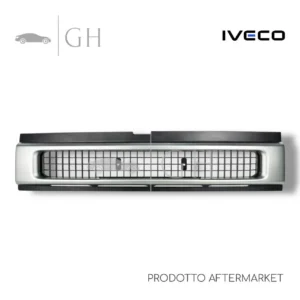 GRIGLIA RADIATORE NERA SUPERIORE PARAURTI ANT IVECO DAILY C (I) - 504046218