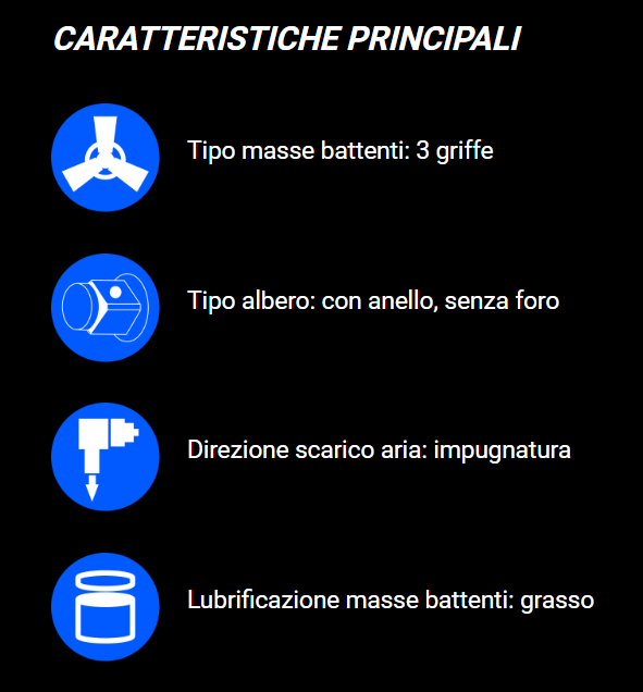 DINO PAOLI - PISTOLA AVVITATORE PNEUMATICO AD IMPULSI 3/4" - DP217 - immagine 3