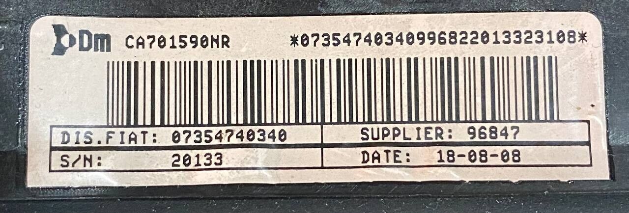 AIRBAG VOLANTE / STERZO LANCIA DELTA 2009 - 735474034 - CA701590NR - immagine 7