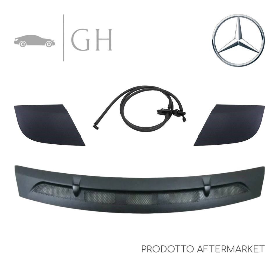 KIT MODANATURE / GRIGLIA SOTTO PARABREZZA + UGELLI MERCEDES CLASSE B W245 (I) - A1698360018