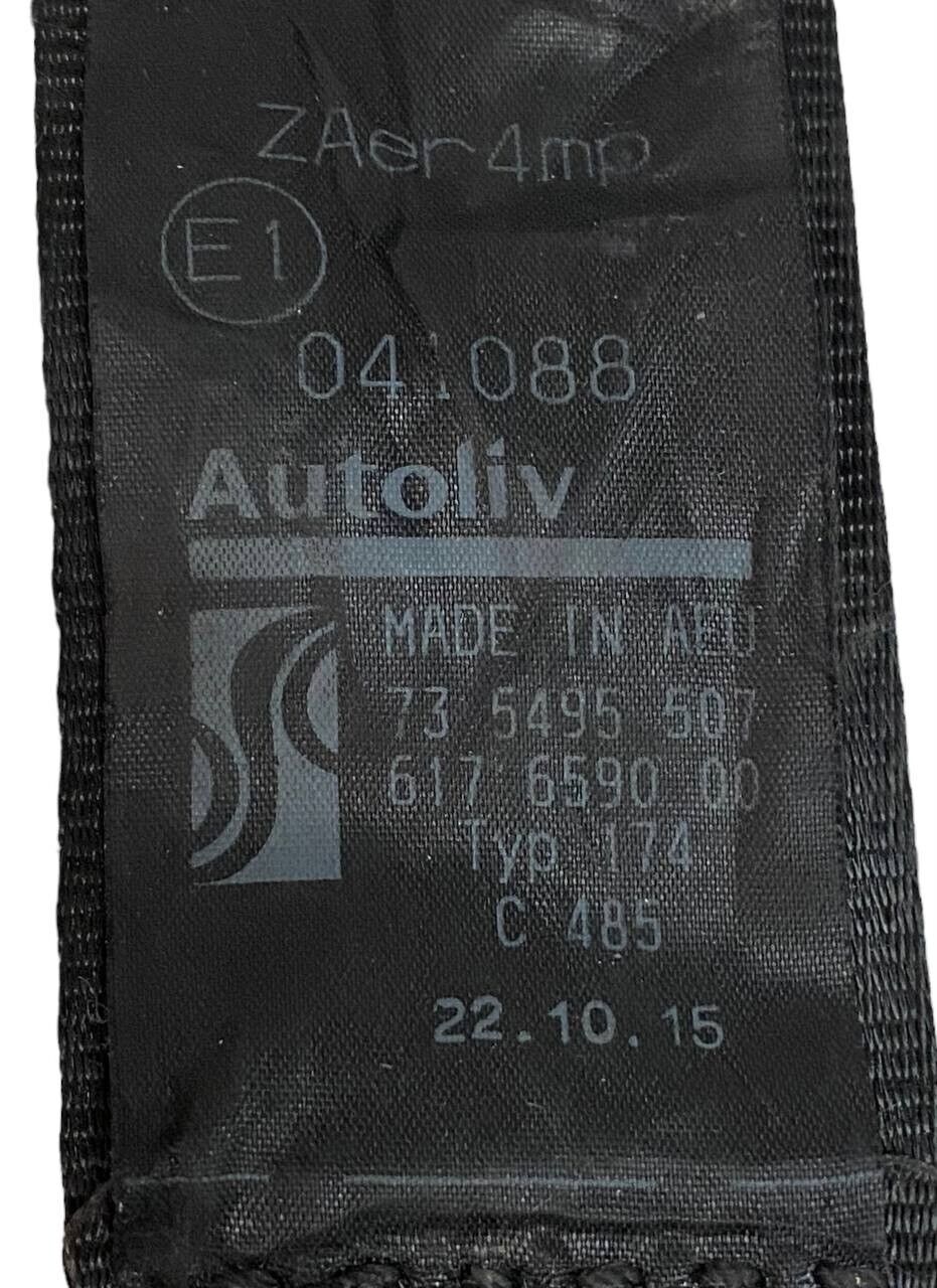 CINTURA DI SICUREZZA ANTERIORE SINISTRO FIAT PUNTO EVO (199) 2015 - 735495507 - immagine 7